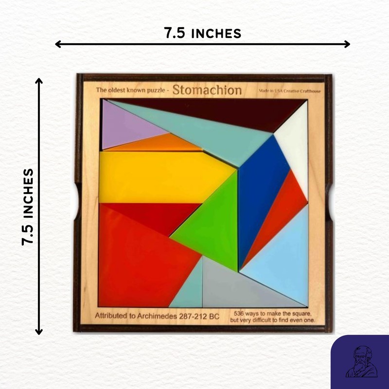 Creative Crafthouse Stomachion Puzzle - Challenge Your Mind with Archimedes'