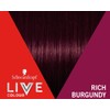 Schwarzkopf LIVE Colour Rich Burgundy, Semi-permanent hair colour, lasts up