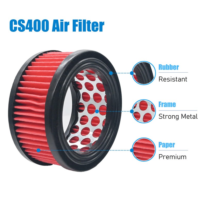 Eamonhigh CS400 Air Filter Replacement for Echo CS-400 Chainsaw Parts,