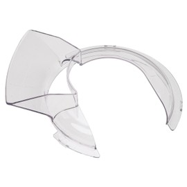 vhbw Splash Guard Compatible with KitchenAid K45, K5, K45SS, KP50 Food Processor - Cover with Filling Chuck, Plastic, Transparent