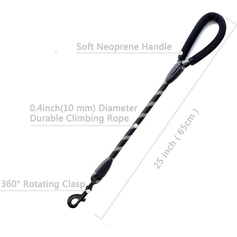 CHMETE Dog Leash Short Training Dog leashes for Medium Large
