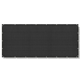 Alion Home Elegant Privacy Screen for Backyard Deck, Patio, Balcony, Fence, Pool, Porch, Railing - (2FT Height) Black (2' x 3')