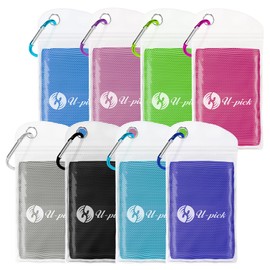 U-pick Cooling Towel[40"x12"], Breathable Cooling Towels for Neck and Face, Stay Cool Sweat Rags for Gym, Yoga, Softball, Baseball, Sports, Athletes, Camping, Hot Weather 4 Packs