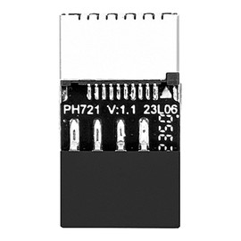 POFET USB 3.1 Faceplate Socket Key-A Type E to USB 2.0 9 Pin Motherboard Header Male Extension Adapter (Black)