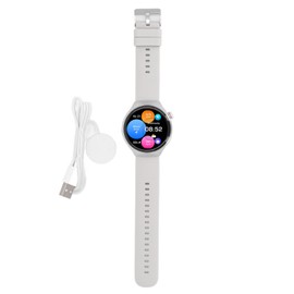 Smart Fitness Watch 1.43inch HD Color Screen IP67 Waterproof Heart Rate Sleep Monitor Answer Dial Calls Bluetooth Smart Watch for IOS for Android Silver