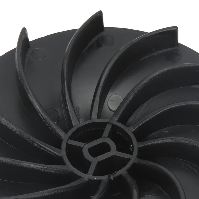 Vacuum Impeller Fan Vac Impeller Fan Black ABS Leaf Blower