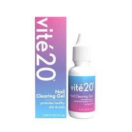 VITÉ20 Nail Clearing Gel – Apple & Sugar Extracts – Supports Healthy Nail & Skin Appearance – Nourishing, Plant-Based Repair for Brittle, Discolored Nails – Gentle Daily Care – 0.5 fl oz