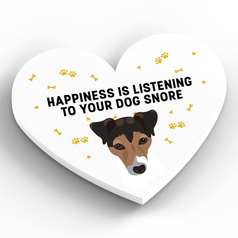 Global Designs Jack Russell Happiness Is Your Dog Snoring Katie