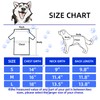 Saintrygo 8 Pieces Dog Shirts Pet Printed Clothes with Funny