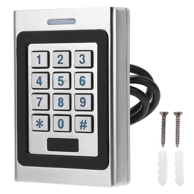 Access Control Keypad IP67 Waterproof Dustproof Password Card Open Keyless