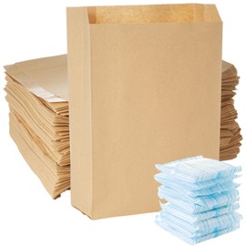 300 Pcs Feminine Hygiene Disposal Bags - 7 X 11 Inch Sanitary Napkin Disposal Bags, Tampon Bags Disposal for Bathroom, Waxed Kraft Hygiene Liner Bags, Business Restroom Personal Dispensers Bags