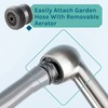 JS Jackson Supplies Dual Handle Pull Out Faucet, Stainless Steel