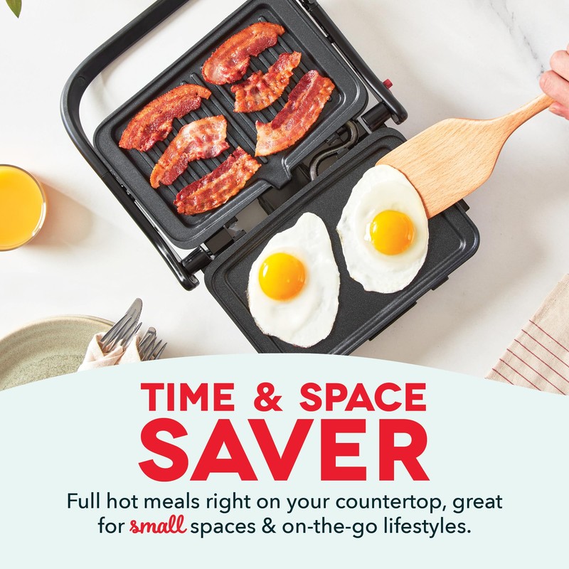 Dash Griddle 2-Plate Pack for MultiMaker Flex Press Grill System