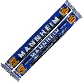 Generisch Mannheim Football Scarf, Blue, black, white
