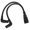 IEC320 C20 to Dual C13 Cord 1 in 2 Out
