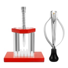LiangDian Watch Repair Tool Set Watch Hands Puller and Hand Press with Plastic Caps Alloy Hand Lifter Clock Plunger Watchmaker Fitting for Clock Hands Installation and Removal, Minimalist