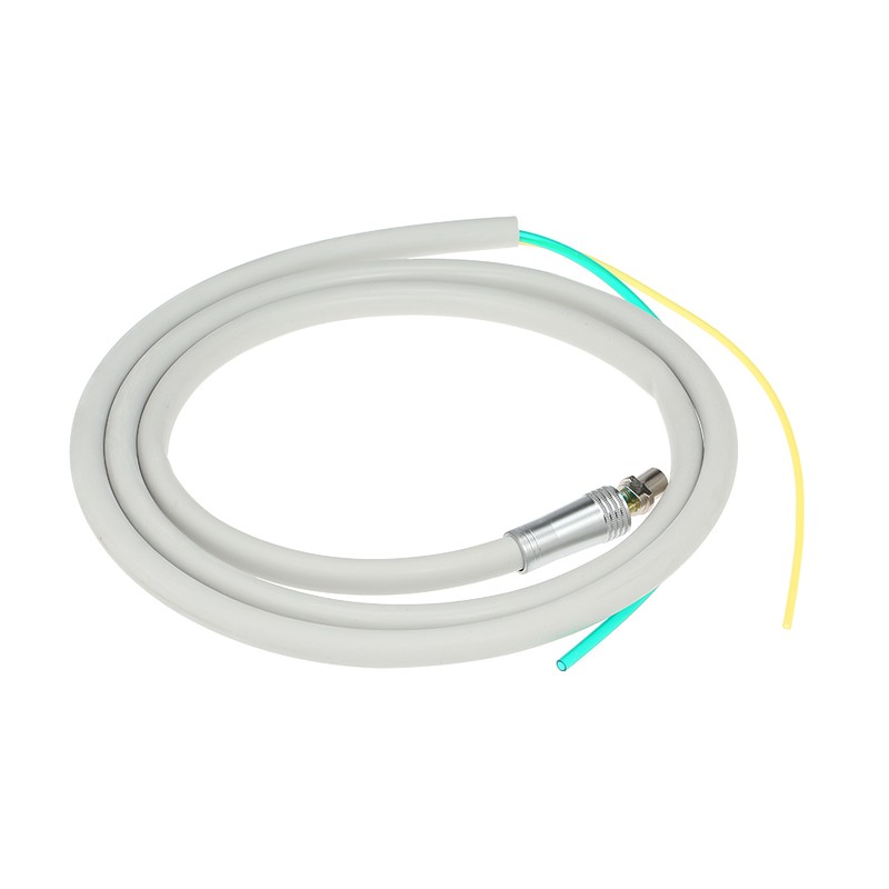 2 Holes Dental Handpiece Hose Tube with Connector for High
