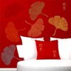 Gingko Leaf Stencil, 10 x10 inch (M) - Leaves Asian