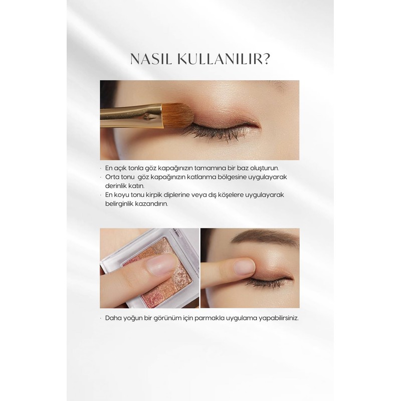 Missha The Style Triple Shadow No.01 brownie Pink
