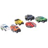 6pcs 1:64 Alloy Diecast Vehicle Model Simulated Exquisite Car Model