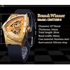 FORSINING Triangular Gold Shield Automatic Mechanical Watch, Oversized Dial Fully