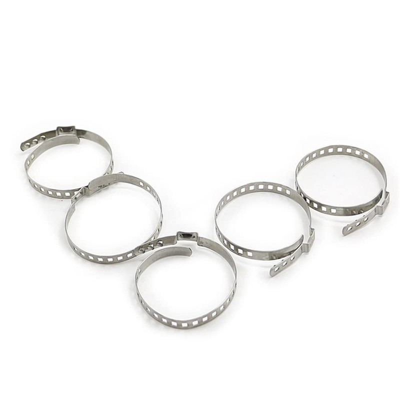 Pack of 10 CV Cuff Clamp, Hose Clamp, Adjustable Hose