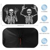 CZLBTFTP Funny Skeleton Car Windshield Sun Shade Umbrella, Car Windshield