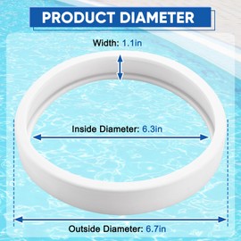 Trhretn Pool Cleaner C10 All Adaptation Tire Replacement for Polaris 180, 280, 360, 380, C10 and C-10, TR28P, TR35P, TR36P Pack of 3