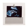 Pearhead Classic Wooden Letterboard, Sonogram Photo Frame, Baby Keepsake Clip