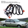 H4 Headlight Relay Harness Plug and Play H6054 7x6 LED