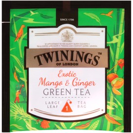 Twinings Twinings Discovery Collection Green Exotic Mango & Ginger, 30 Large Leaf Pyramid Tea Bags