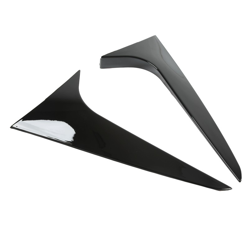 Pair Rear Window Splitter Spoiler Side Wing Cover for 3
