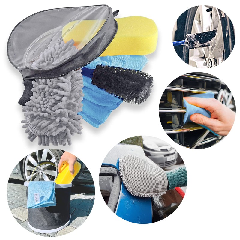 Simply Auto CVK01 Professional 7 Piece Car Valeting Kit -