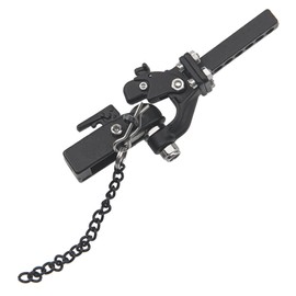 Metal RC Trail Tow Hitch Trailer Hook & Simulation M3 Ball Buckle Link Component Compatible with Traxxas TRX4 90046 90047 Axial SCX10 1/10 RC Crawler (RC Hook & Coupler)