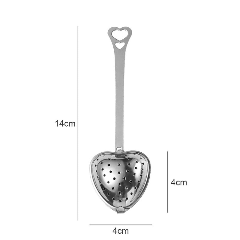 Tea Infuser for Loose Tea, Stainless Steel Heart Shaped Tea