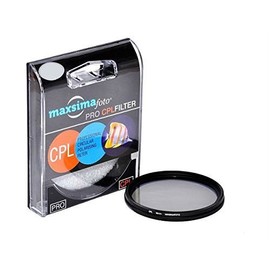 Maxsimafoto Professional 62mm Circular Polarizing Filter CPL, C-PL for Panasonic DMC-FZ1000 Lumix Bridge Camera, FZ1000EB, FZ1000.