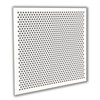 2'x2' White Plastic Perforated Tile with 3/8" Holes (3-Pack)
