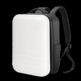 Lightweight Waterproof Black Business Travel Backpack Waterproof Large Capacity Usb Charge Business Laptop Backpackcolor: 5001-2 White, size: 33*14*42 cm