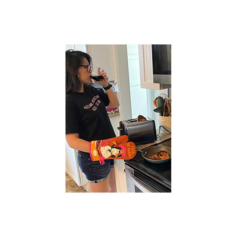 Blue Q Food Ya Burnt Oven Glove, 1 EA