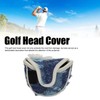 Plush Rabbit Golf Club Head Cover Half Round Cute Cartoon