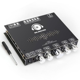 S220HS 2.1 Channel Bluetooth Amplifier Board 160W+160W+220W TDA7498E Chip,with Treble and Bass Adjustmnet, Support Custom Bluetooth Name and Set Bluetooth Password