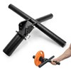Forearm and Wrist Strengthener, Adjustable Wrist Roller Bar for Flexion