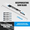 MUOZLOP 25 Pack 6 inch Reciprocating Saw Blades Set,18 TPI