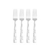 International Silver 5108515 Checkered Frost Stainless Steel Flatware, 20-Piece Set,