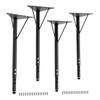 Yuleimy Adjustable Metal Table Legs 19-30 Inch, Heavy Duty Desk