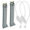 DL-pro 2x Door Hinge Spring with Pulley for Bosch Siemens