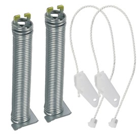 DL-pro 2x Door Hinge Spring with Pulley for Bosch Siemens 00754865 754865 Repair Kit Colour Code Yellow for iQ700 ExtraKlasse PartyPlus Dishwasher