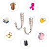 GZGXKJ Pack of 12 Zinc Alloy Wall Mounted Hooks Robe