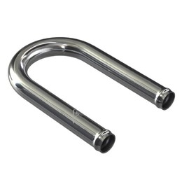 19mm (0.75 Inch) OD 180 Degree Elbow Aluminium Intercooler Pipe Piping Air Intake Tube