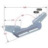 JY PERFORMANCE 4PCS Pontoon Wing Brackets Bunk Bolster Boat Pontoon
